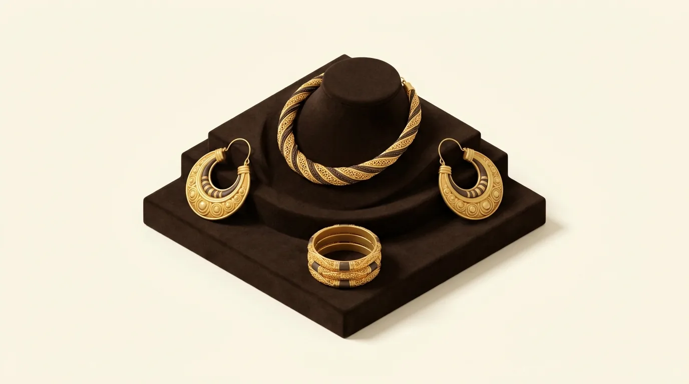 Bijoux en or traditionnels d'Afrique de l'Ouest