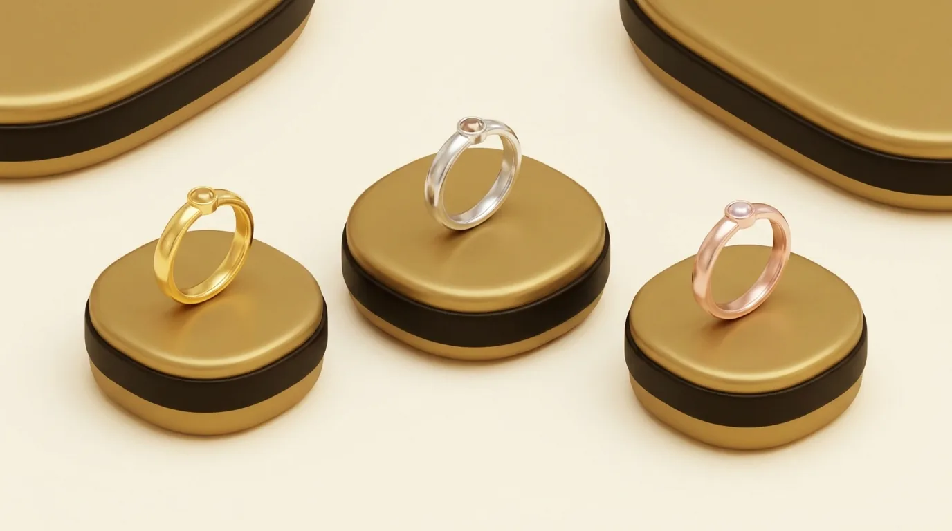 Or jaune, or blanc et or rose : trois couleurs d'or